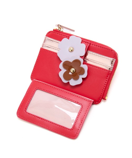 Casselini（キャセリーニ）の「Casselini(キャセリーニ)フラワーモチーフカードケース（カードケース・レディース・レッド/ブラック/シルバー・FREE）」の21枚目の写真