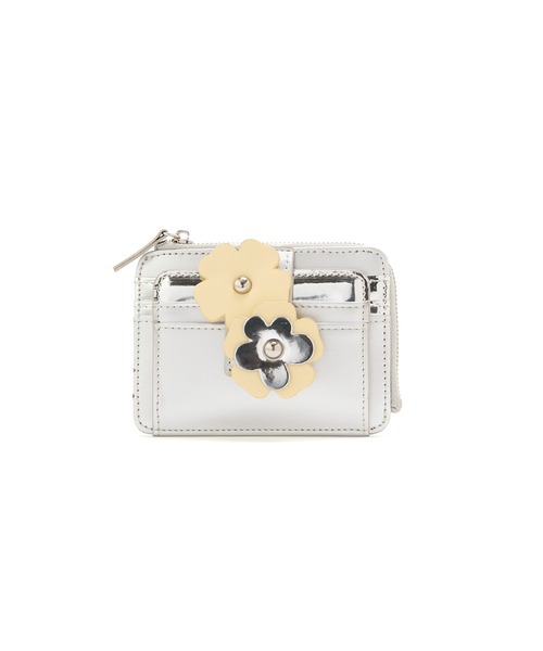 Casselini（キャセリーニ）の「Casselini(キャセリーニ)フラワーモチーフカードケース（カードケース・レディース・レッド/ブラック/シルバー・FREE）」の14枚目の写真