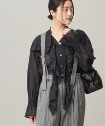 journal standard L'essage | 80ボイルフリルシャツ(シャツ/ブラウス)