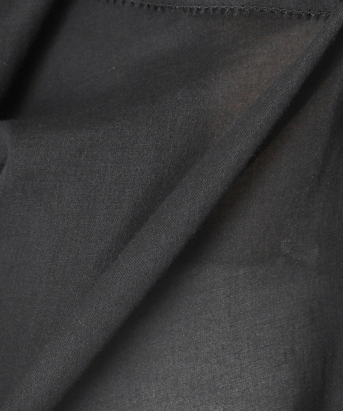 journal standard L'essage（ジャーナルスタンダードレサージュ）の「80ボイルフリルシャツ（シャツ/ブラウス・レディース・ブラック/カーキ・FREE）」の9枚目の写真