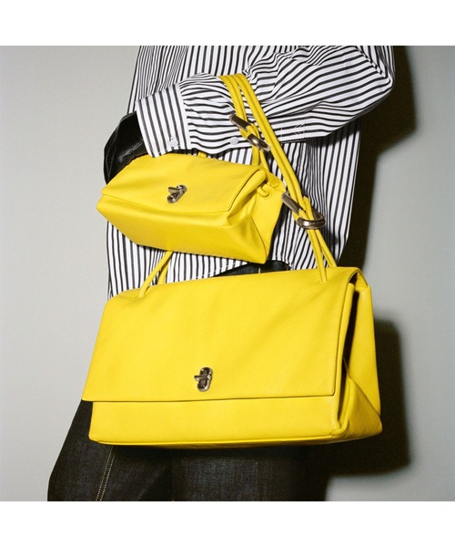 【Marc Jacobs】ミニサックメタリックトップハンドルバッグ MARC JACOBS（マークジェイコブス）の「THE METALLIC LEATHER