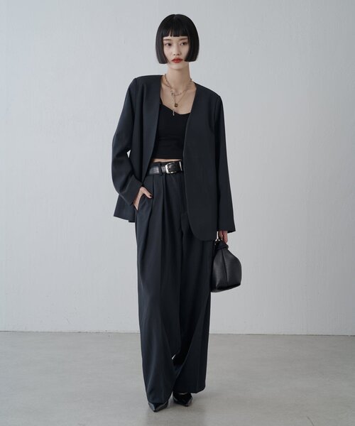 Lui's】 2×2セットアップ ワイドテーラードジャケット ワイド