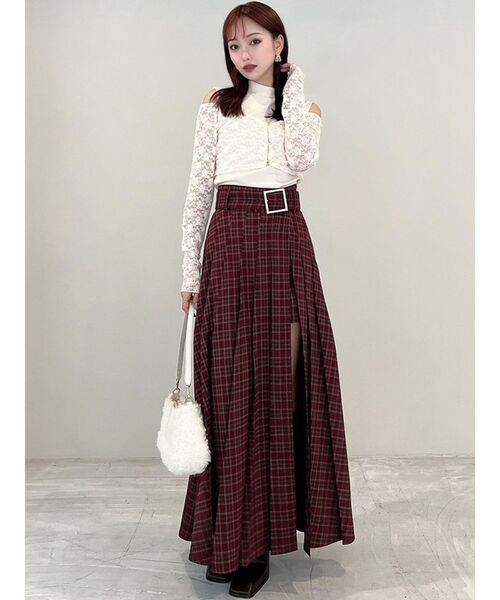 RESEXXY（リゼクシー）の「レースアンサンブルカットトップス（Tシャツ/カットソー・レディース・ブラック/アイボリー・FREE）」の13枚目の写真