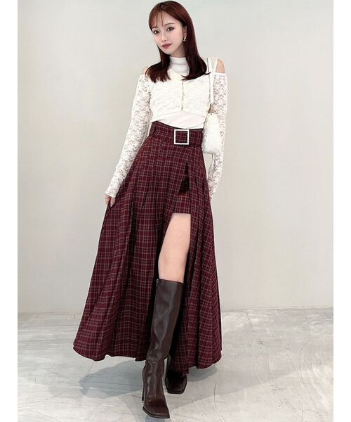 RESEXXY（リゼクシー）の「レースアンサンブルカットトップス（Tシャツ/カットソー・レディース・ブラック/アイボリー・FREE）」の12枚目の写真