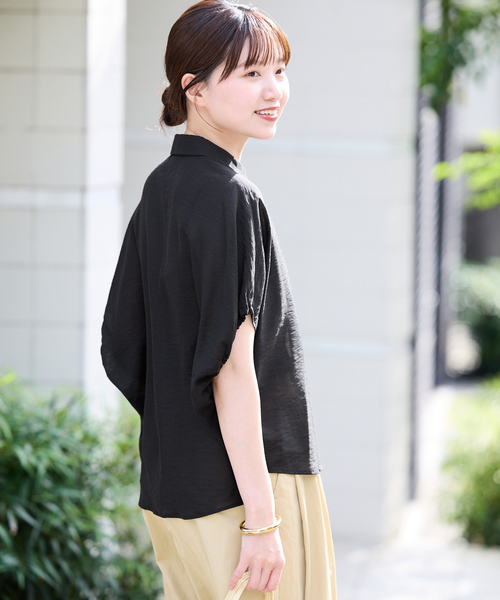 追加》リネン混 襟付きブラウス（シャツ/ブラウス）｜IENA（イエナ）の