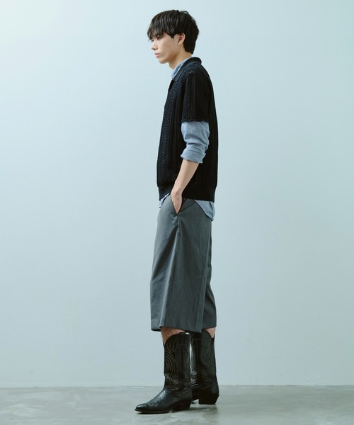パンツ Camphor Wood layered slacks shorts m60123412862_1.jpg