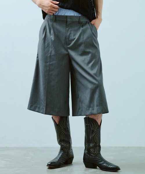 パンツ [JUNGDO] VEIL BERMUDA SLACKS 한섬 EQL