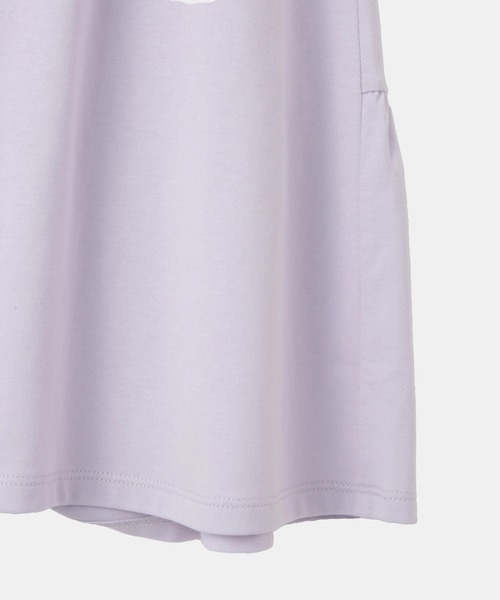 ROPE' PICNIC（ロペピクニック）の「【KIDS/キッズ】【接触冷感・吸水速乾】ノースリーブフロントタックワンピース（ワンピース・キッズ・ダークラベンダー/ブラック・S/L/M）」の9枚目の写真