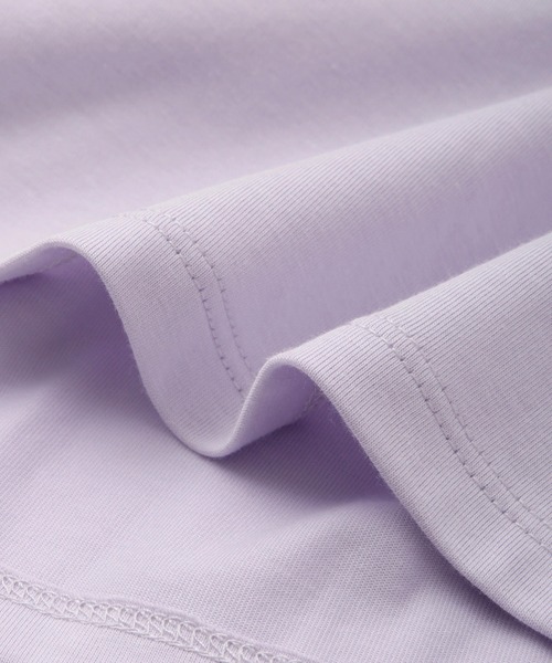 ROPE' PICNIC（ロペピクニック）の「【KIDS/キッズ】【接触冷感・吸水速乾】ノースリーブフロントタックワンピース（ワンピース・キッズ・ダークラベンダー/ブラック・S/L/M）」の10枚目の写真
