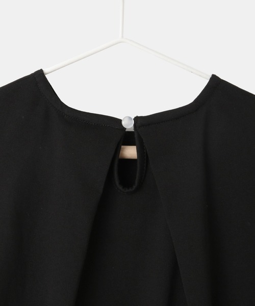 ROPE' PICNIC（ロペピクニック）の「【KIDS/キッズ】【接触冷感・吸水速乾】ノースリーブフロントタックワンピース（ワンピース・キッズ・ダークラベンダー/ブラック・S/L/M）」の13枚目の写真