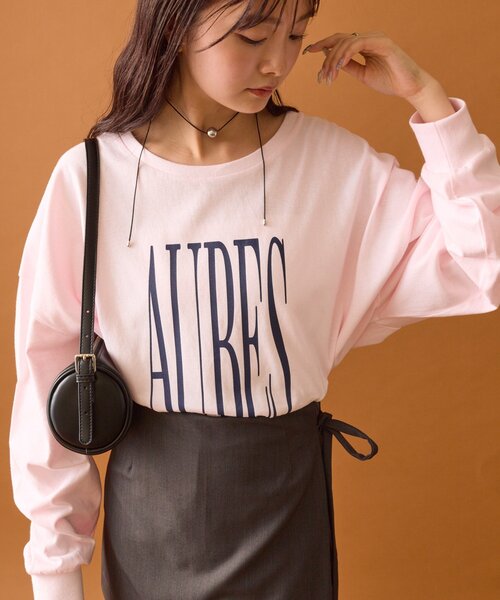 BIGロゴロングTシャツ（Tシャツ/カットソー）｜mystic