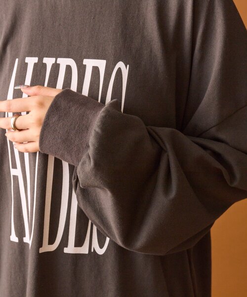 セール】【4色展開◎】BIGロゴロングTシャツ（Tシャツ/カットソー