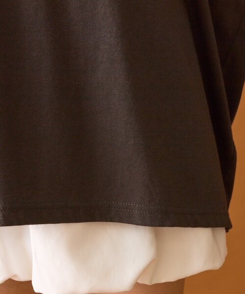 mystic（ミスティック）の「≪1.15(THU)～1.18(SUN)限定価格≫【４色展開◎】BIGロゴロングTシャツ（Tシャツ/カットソー・レディース・オフホワイト/チャコールグレー/ピンク/イエロー・FREE）」の22枚目の写真