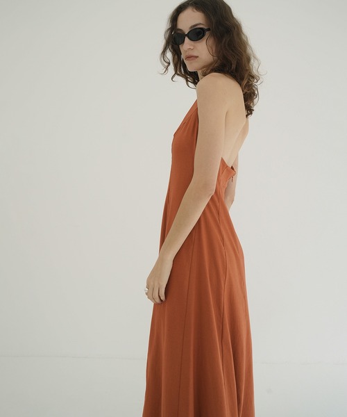 ワンピース CLANE HALTER LONG ONEPIECE HALTER LONG ONEPIECE（ワンピース）｜CLANE（クラネ）の