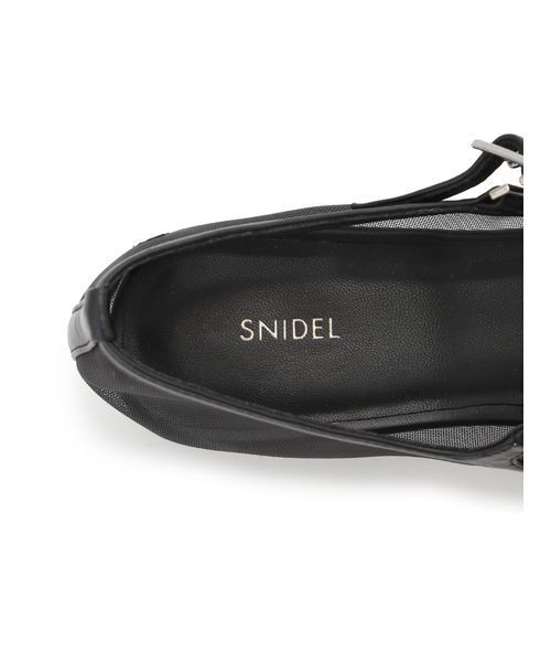 SNIDEL(スナイデル)の「シアーローヒールパンプス(パンプス・レディース・ホワイト/ブラック・S)」の10枚目の写真