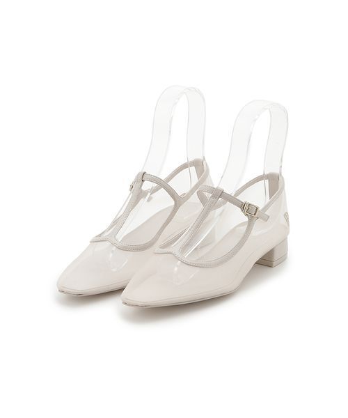 SNIDEL(スナイデル)の「シアーローヒールパンプス(パンプス・レディース・ホワイト/ブラック・S)」の8枚目の写真