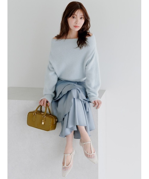 SNIDEL(スナイデル)の「シアーローヒールパンプス(パンプス・レディース・ホワイト/ブラック・S)」の16枚目の写真