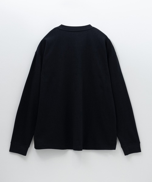 NAVY（ネイビー）の「NAVY タフラクポケット付き長袖Tシャツ【UVカット ドライ 接触冷感】（Tシャツ/カットソー・メンズ・ベージュ系/オフホワイト/カーキ/ブラック/ネイビー/ローズ系・XL/L/M/S）」の11枚目の写真