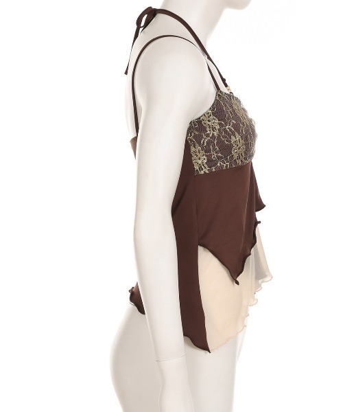 almo（アルモ）の「【LAMPOON】グランジキャミ（キャミソール・レディース・モカ・SMALL/MEDIUM/LARGE）」の3枚目の写真