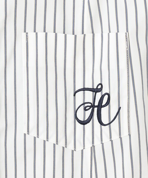 Feroux(フェルゥ)の「【2WAY】リボンタイシャツ ワンピース(ワンピース・レディース・ホワイト系1/グレー系・MEDIUM/SMALL)」の17枚目の写真