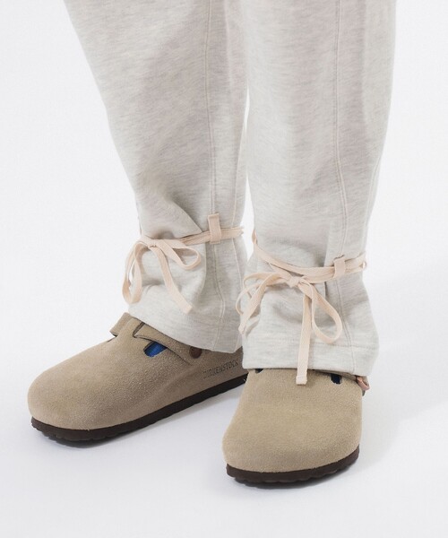 BEAMS BOY（ビームスボーイ）の「【1/15再値下げ】ヘム アレンジ スウェットパンツ（スウェットパンツ・レディース・ナチュラル/ネイビー・2/1）」の18枚目の写真