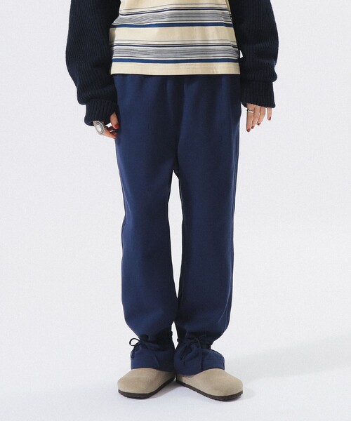 BEAMS BOY（ビームスボーイ）の「【1/15再値下げ】ヘム アレンジ スウェットパンツ（スウェットパンツ・レディース・ナチュラル/ネイビー・2/1）」の13枚目の写真