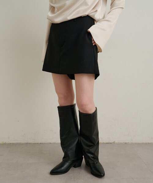 Omekashi（オメカシ）の「スカパン（その他パンツ・レディース・ブラック/チャコールグレー・36/38）」の6枚目の写真