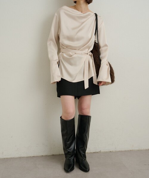 Omekashi（オメカシ）の「スカパン（その他パンツ・レディース・ブラック/チャコールグレー・36/38）」の15枚目の写真