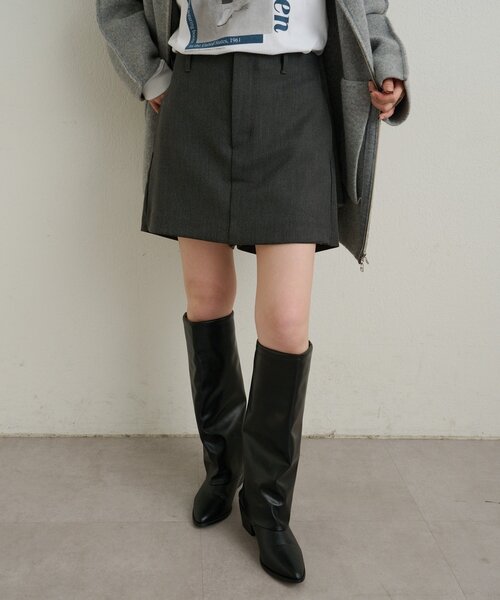 Omekashi（オメカシ）の「スカパン（その他パンツ・レディース・ブラック/チャコールグレー・36/38）」の22枚目の写真