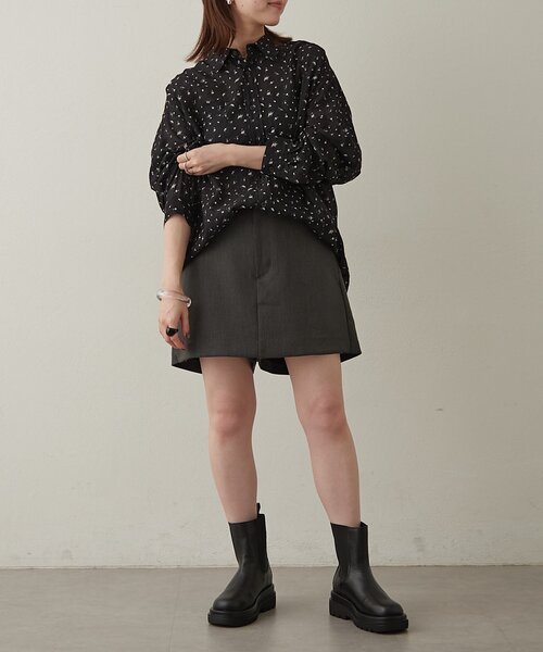 Omekashi（オメカシ）の「スカパン（その他パンツ・レディース・ブラック/チャコールグレー・36/38）」の5枚目の写真