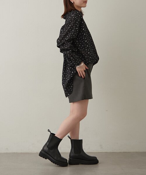 Omekashi（オメカシ）の「スカパン（その他パンツ・レディース・ブラック/チャコールグレー・36/38）」の7枚目の写真