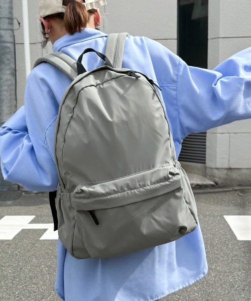 Fashion Letter(ファッションレター)の「撥水加工 マザーズバッグリュック(バックパック/リュック・レディース・モカ/グレー/ブラック・FREE)」の2枚目の写真