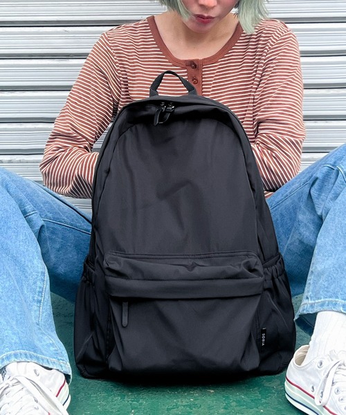 Fashion Letter(ファッションレター)の「撥水加工 マザーズバッグリュック(バックパック/リュック・レディース・モカ/グレー/ブラック・FREE)」の1枚目の写真