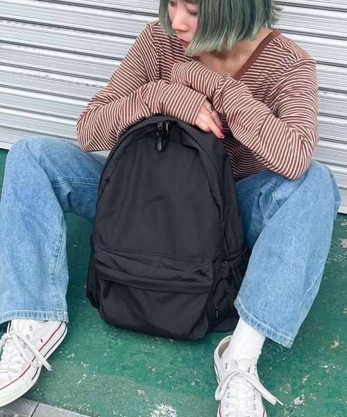 Fashion Letter(ファッションレター)の「撥水加工 マザーズバッグリュック(バックパック/リュック・レディース・モカ/グレー/ブラック・FREE)」の4枚目の写真