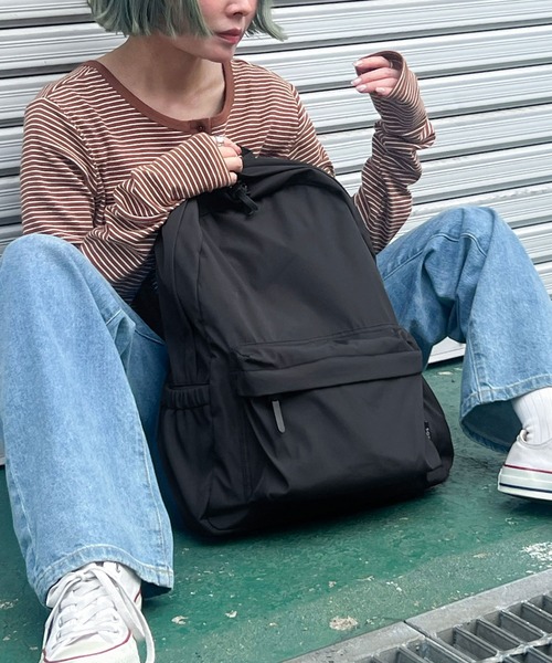 Fashion Letter(ファッションレター)の「撥水加工 マザーズバッグリュック(バックパック/リュック・レディース・モカ/グレー/ブラック・FREE)」の5枚目の写真