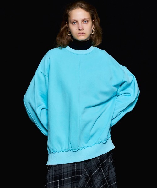 Multiway Zip Oversized Sweatshirt/マルチウェイジップオーバーサイズ