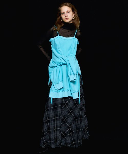 MAISON SPECIAL（メゾンスペシャル）の「Multiway Zip Oversized Sweatshirt/マルチウェイジップオーバーサイズスウェット■セットアップ対応■（スウェット・レディース・チャコールグレー/オフホワイト/ブルー/グリーン・FREE）」の6枚目の写真