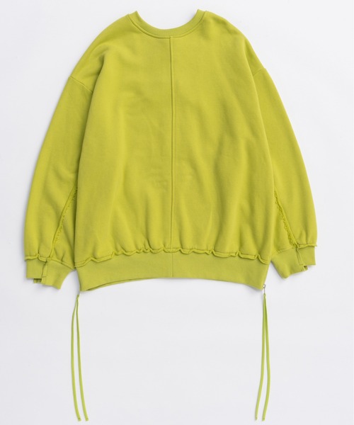 MAISON SPECIAL（メゾンスペシャル）の「Multiway Zip Oversized Sweatshirt/マルチウェイジップオーバーサイズスウェット■セットアップ対応■（スウェット・レディース・チャコールグレー/オフホワイト/ブルー/グリーン・FREE）」の15枚目の写真