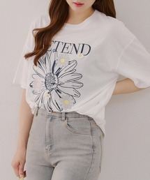 ビックデイジープリントTシャツ