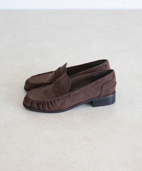 fredy emue（フレディエミュ）の「ポリスエードギャザーローファー（その他シューズ・レディース・ブラウン/ブラック・L/M/S）」の15枚目の写真