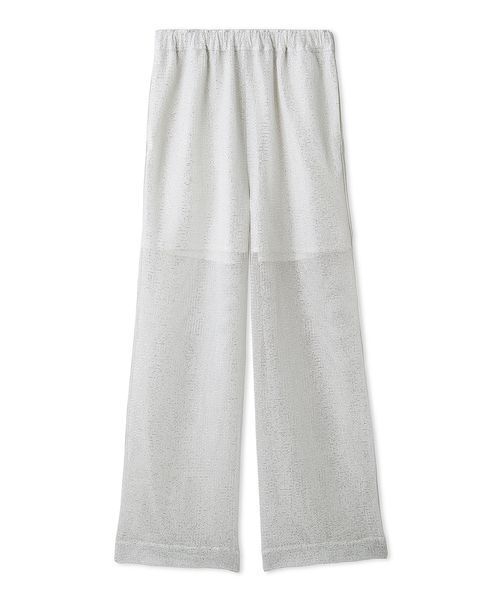 emmi コイルヤーンメッシュシュニットパンツ ホワイト ¥19,250 emmi（エミ）の「コイルヤーンメッシュニットパンツ（その他