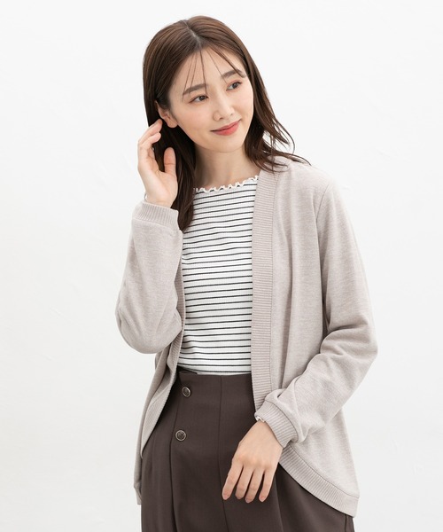 Honeys(ハニーズ)の「メロー使いトップス(Tシャツ/カットソー・レディース・アイボリー/ブラック/ブラック×ベージュ/ホワイト×ブラック/マスタード/ボルドー・S/LL/L/M)」の18枚目の写真