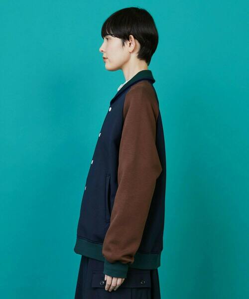 FRAPBOIS（フラボア）の「ツースト ブルゾン（ブルゾン・レディース・ネイビー/ブラック・2/1）」の3枚目の写真