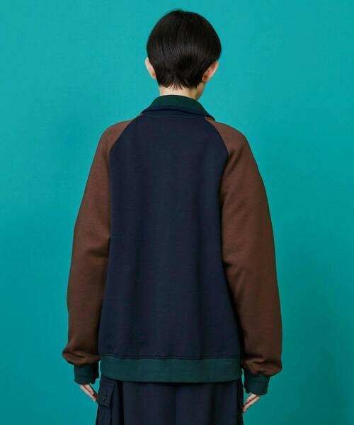 FRAPBOIS（フラボア）の「ツースト ブルゾン（ブルゾン・レディース・ネイビー/ブラック・2/1）」の4枚目の写真