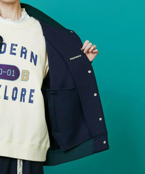 FRAPBOIS（フラボア）の「ツースト ブルゾン（ブルゾン・レディース・ネイビー/ブラック・2/1）」の19枚目の写真