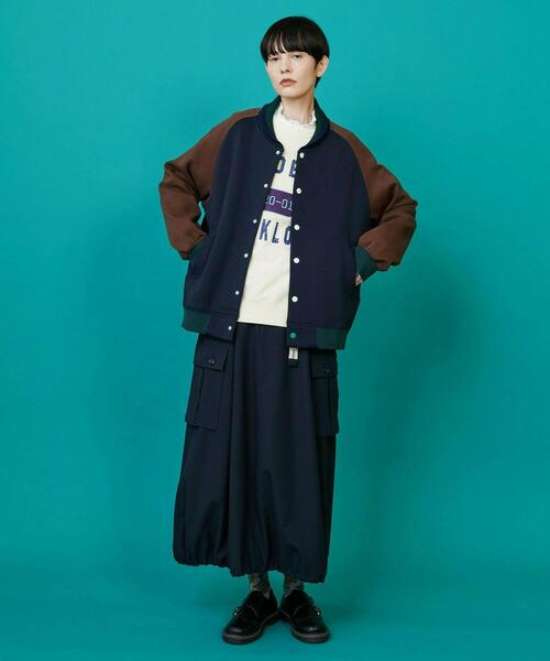 FRAPBOIS（フラボア）の「ツースト ブルゾン（ブルゾン・レディース・ネイビー/ブラック・2/1）」の18枚目の写真