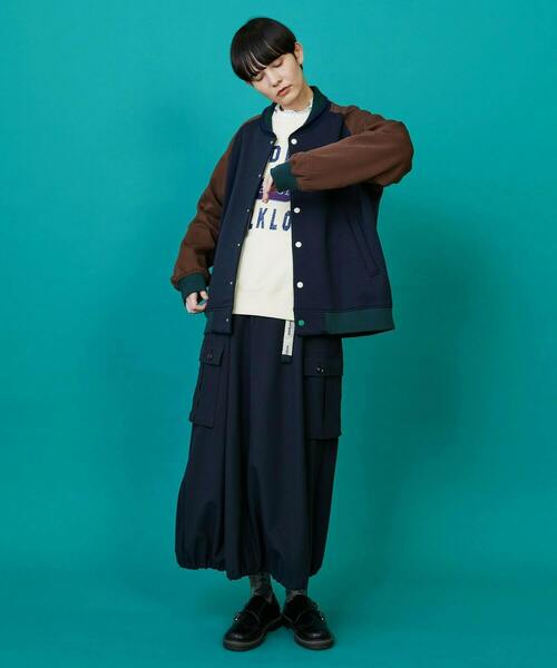 FRAPBOIS（フラボア）の「ツースト ブルゾン（ブルゾン・レディース・ネイビー/ブラック・2/1）」の17枚目の写真