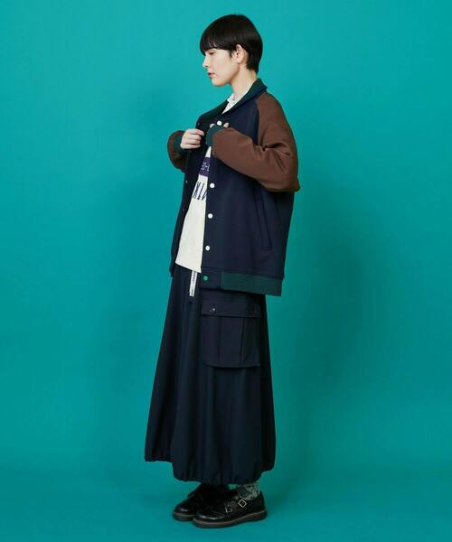 FRAPBOIS（フラボア）の「ツースト ブルゾン（ブルゾン・レディース・ネイビー/ブラック・2/1）」の16枚目の写真