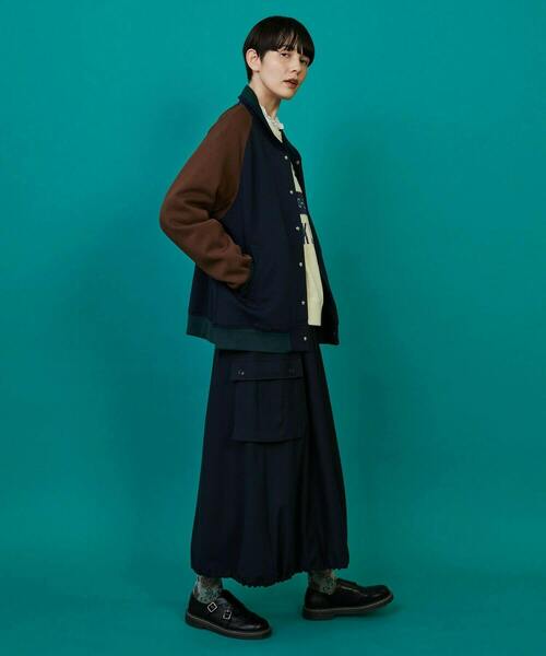 FRAPBOIS（フラボア）の「ツースト ブルゾン（ブルゾン・レディース・ネイビー/ブラック・2/1）」の14枚目の写真