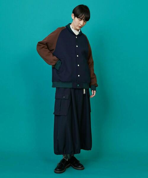 FRAPBOIS（フラボア）の「ツースト ブルゾン（ブルゾン・レディース・ネイビー/ブラック・2/1）」の11枚目の写真